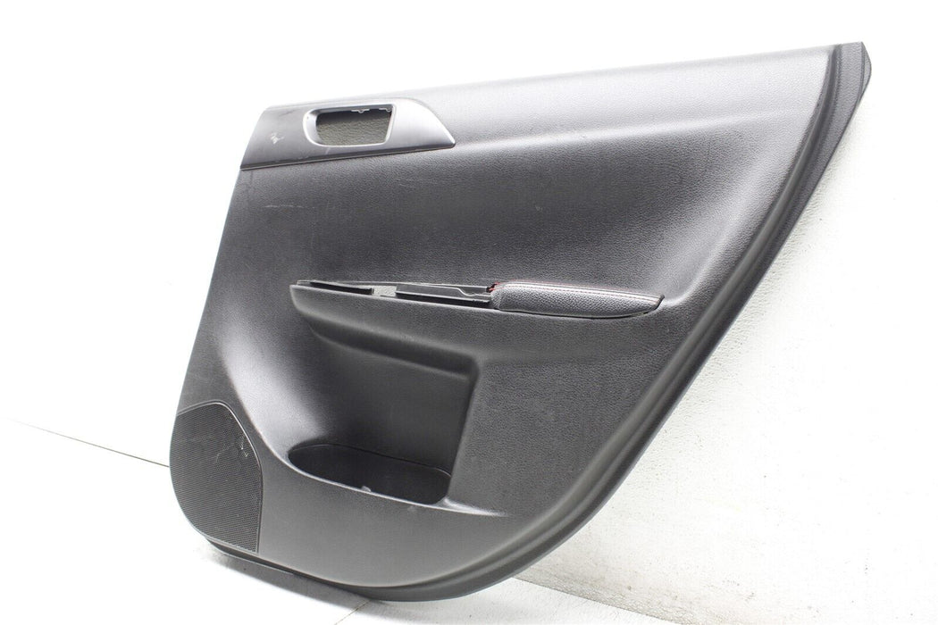 2008-2014 Subaru WRX STI Passenger Rear Right Door Panel Cover Trim OEM 08-14