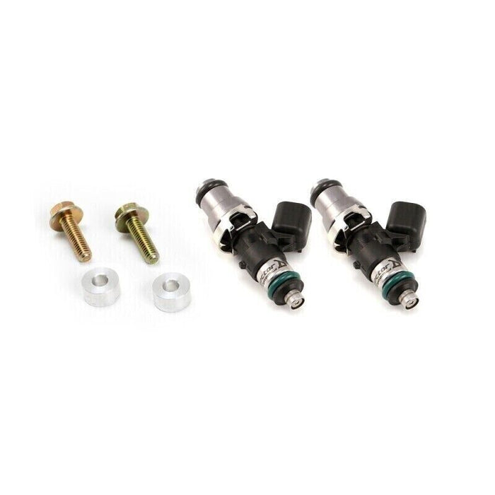 Injector Dynamics ID1050-XDS Fuel Injectors Polaris RZR 14mm Grey Adapter Top