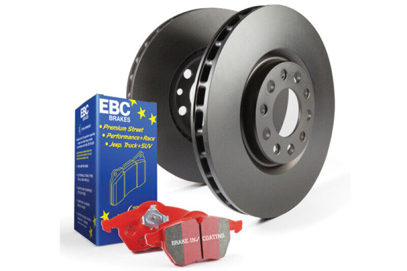 EBC Brakes S12KF1529 S12 Kits Redstuff and RK Rotors Fits 17-18 Fiesta