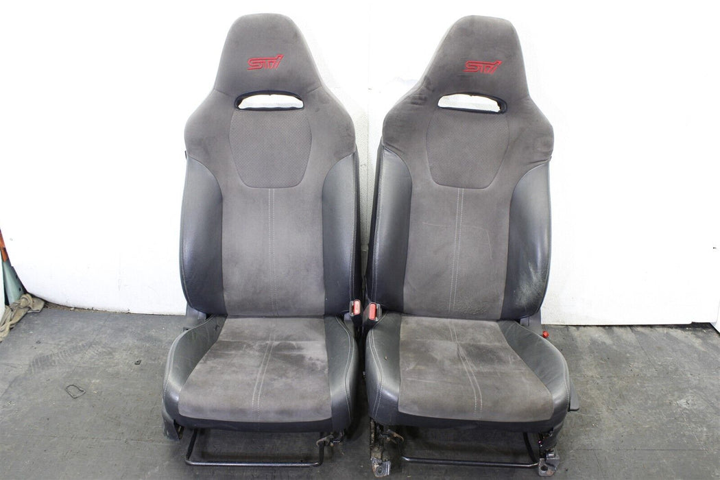 2008-2014 Subaru WRX STI Seat Set Front Rear Seats Factory OEM 08-14