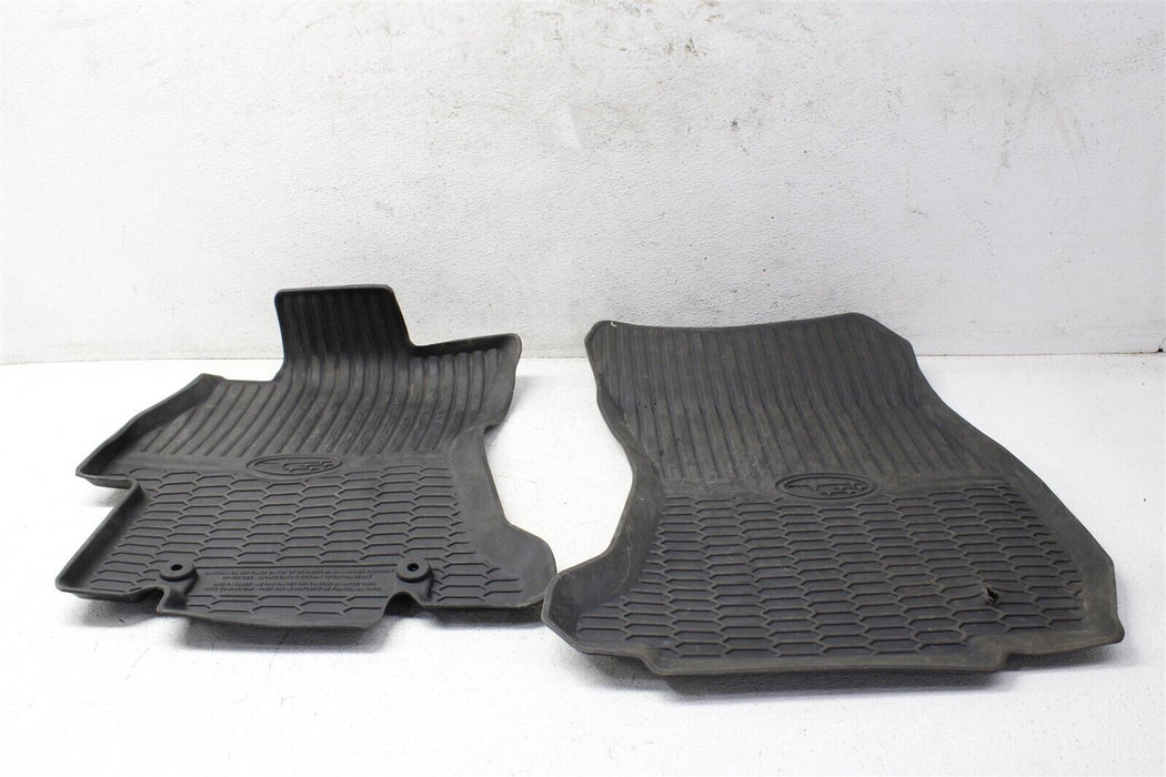 2020 Subaru WRX Front All Weathers Floor Mat Set Factory OEM Some Damage 15-21