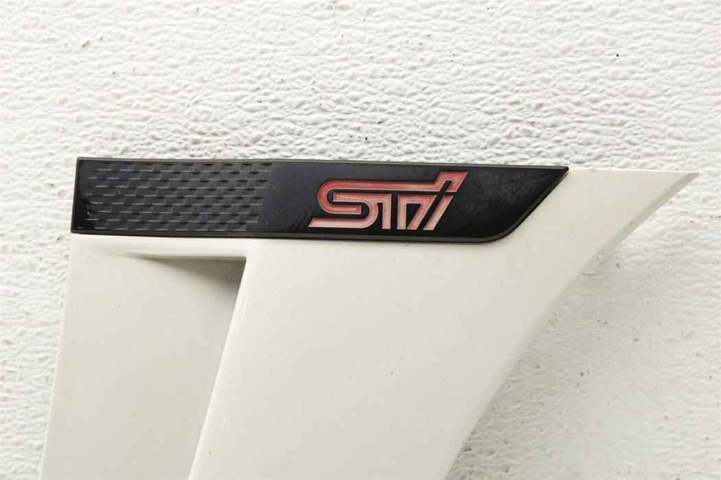 2015-2020 Subaru WRX STI Passenger Right Fender Trim Panel Cover OEM 15-20