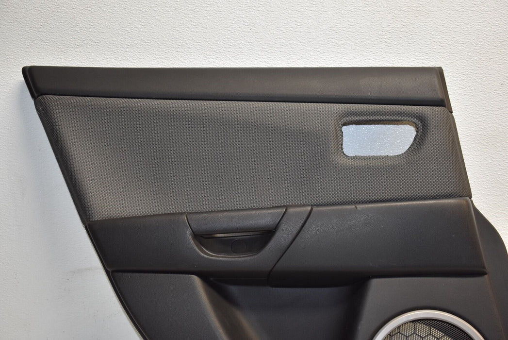 07-09 Mazdaspeed3 Door Panel Rear Left Driver Side LH Card Cover Trim 2007-2009