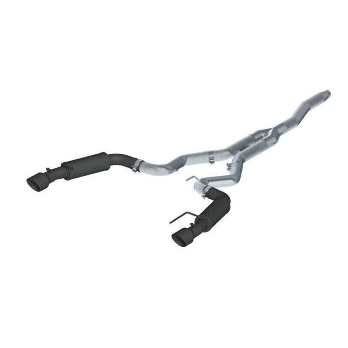 MBRP Exhaust S7275BLK Armor BLK Exhaust System Fits 2015-2023 Mustang