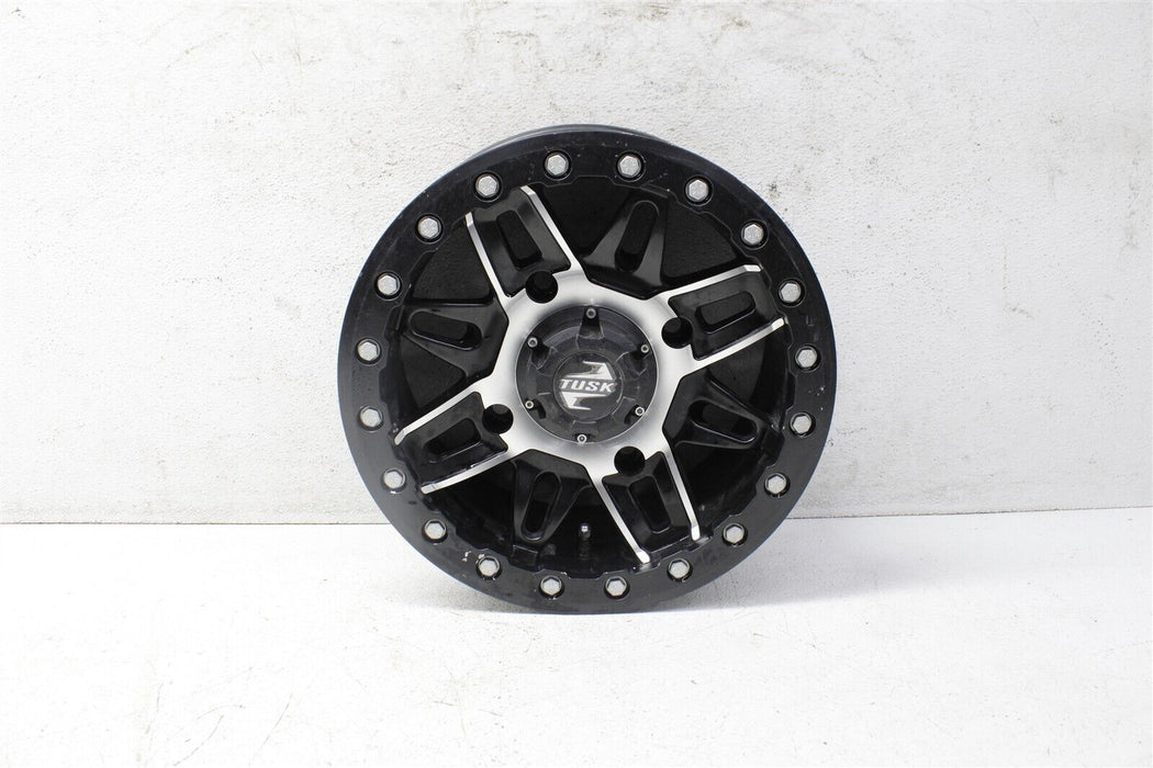 Tusk Wasatch Machined Black Beadlock 14x7 Offset 30 UTV ATV Wheel Rim Assembly