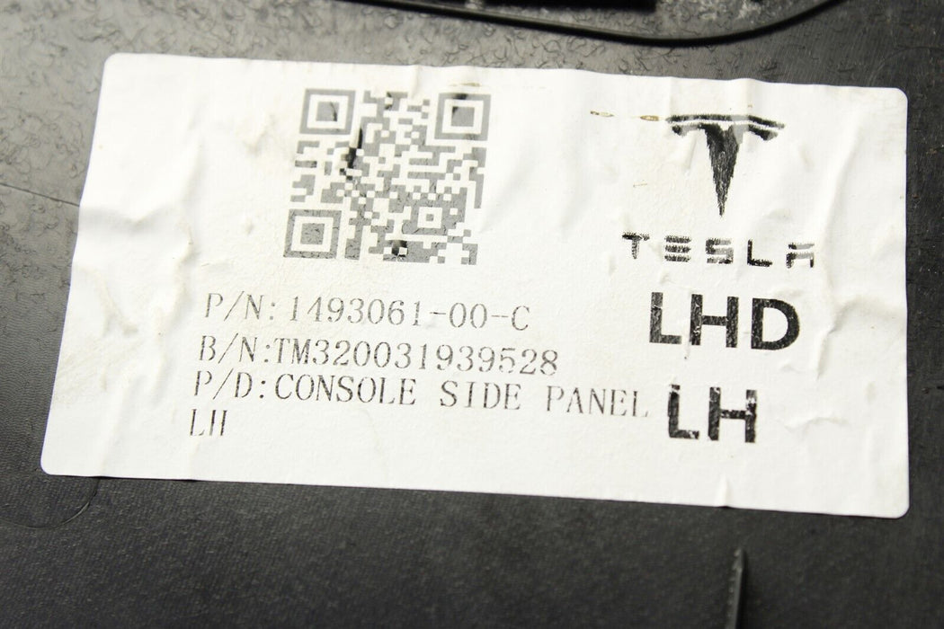 2021 Tesla Model Y Left Console Side Panel Assembly 1493061-00-C Facto ...
