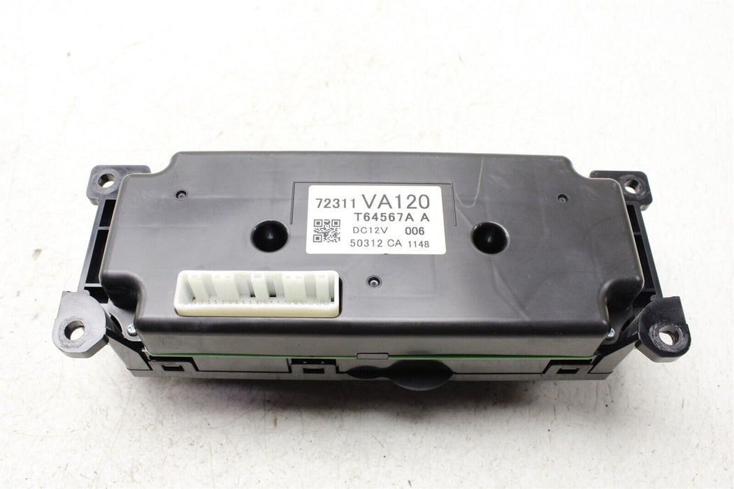 2016 Subaru WRX STI Climate Control Unit Assembly 72311VA120 Factory OEM 15-21