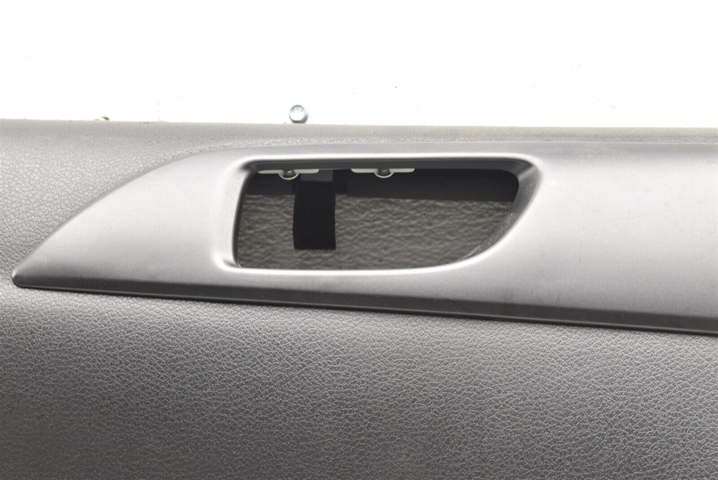 2008-2014 Subaru WRX STI Rear Left Door Panel Card LH 08-14