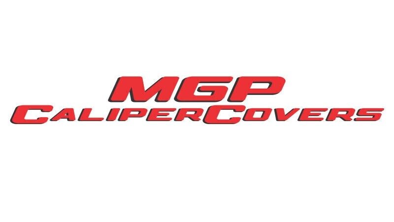 MGP Caliper Covers 14033SRS5RD Set of 4: Red Finish Silver RS (Camaro Gen 5/6)