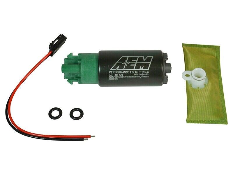 AEM 320LPH 65mm Fuel Pump Kit w/ Mounting Hooks - Ethanol Compatible 50-1215