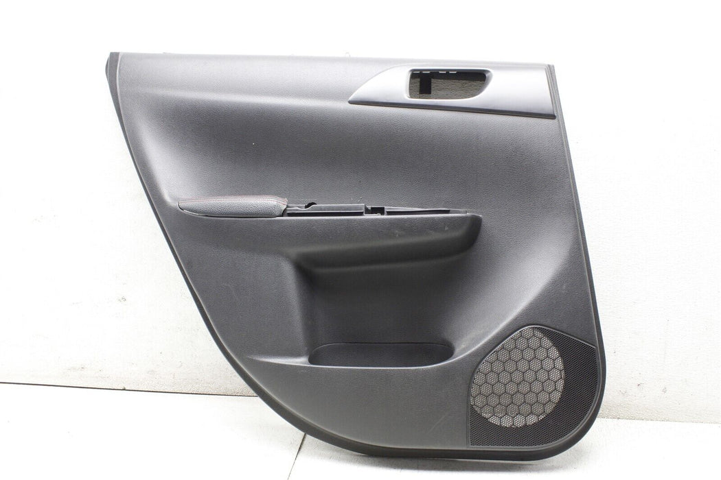 2008-2014 Subaru Impreza WRX STI Door Panel Rear Left Driver LH OEM 08-14