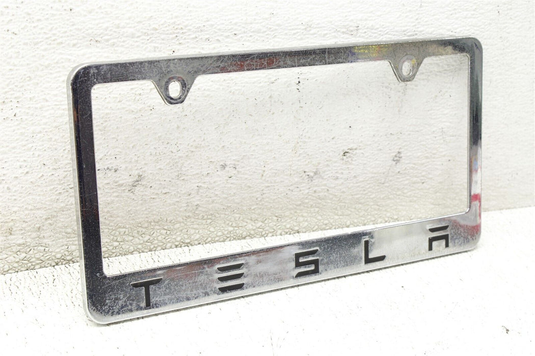 2017-2020 Tesla Model 3 License Plate Stainless Steel Frame Assembly OEM 17-20