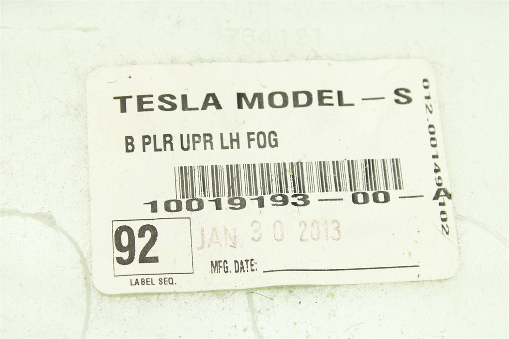 2013 Tesla Model S Left Upper B Pillar Assembly 1001913-00-A OEM 12-15