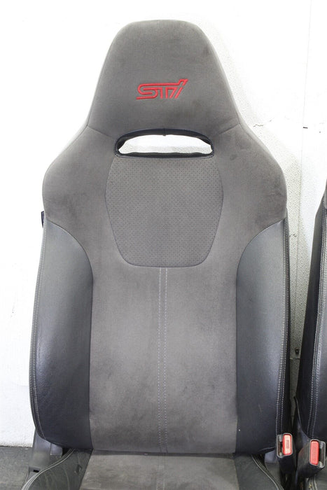 2008-2014 Subaru WRX STI Seat Set Front Rear Seats Factory OEM 08-14