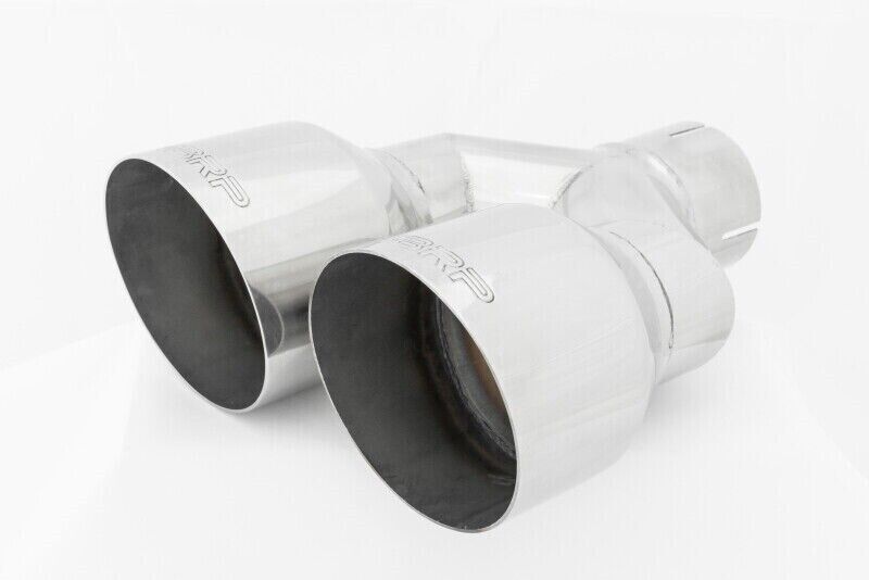 MBRP T5177 Pro Series Exhaust Tip 2.5" Inlet, Dual 4" Outlet Out Single Wall