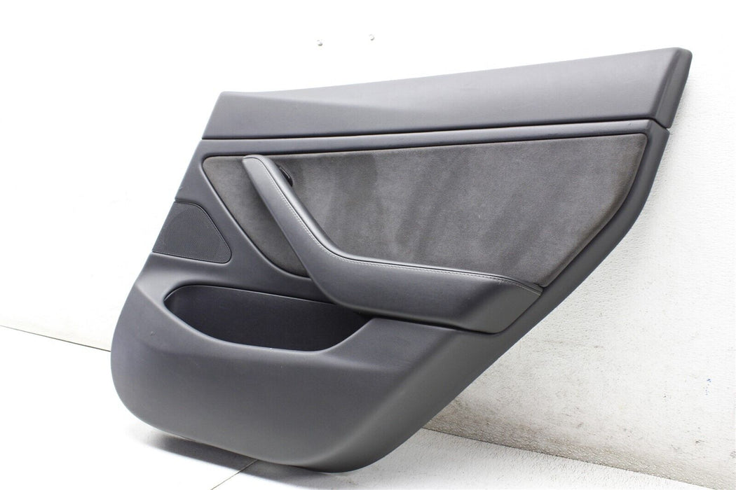 2018 Tesla Model 3 Passenger Rear Right Door Panel Cover Trim Assembly OEM 17-21