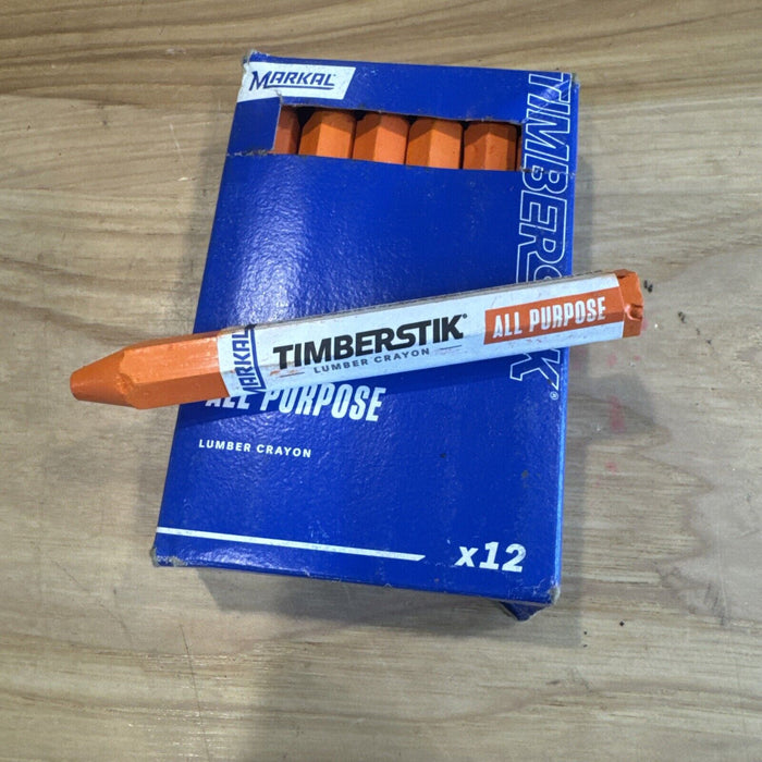 12 Pack MARKAL 80384 Timberstik Orange 803D80