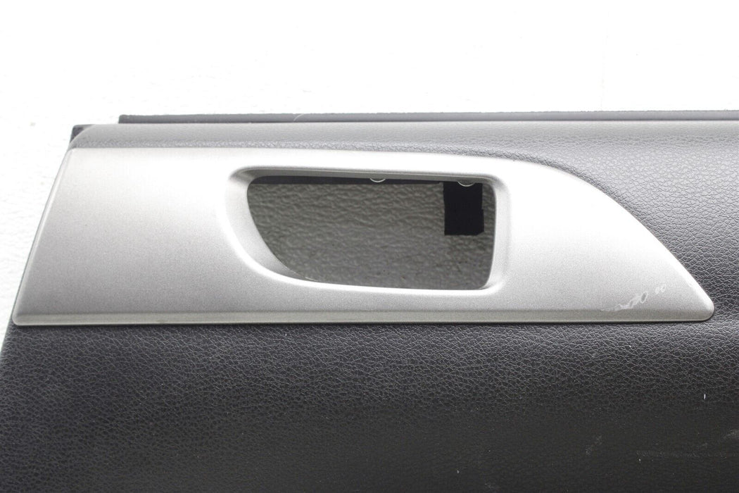 2008-2014 Subaru WRX STI Rear Right Door Panel Cover Card RH Passenger 08-14