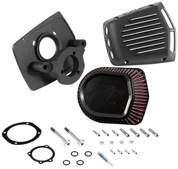 K&N RK-3950 Street Metal Intake System for 01-16 Harley Davidson Softail/Dyn