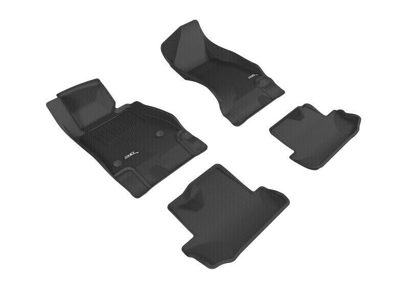 3D MAXpider L1CH06901509 Kagu Black Floor Mat Complete Set for 2016-2021 Camaro