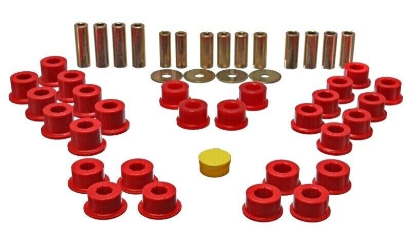 Energy Suspension Rear Control Arm Bushing Set Red For 90-97 / 99-05 Mazda Miata