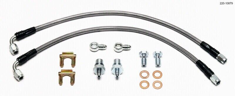 Wilwood 220-10879 Brake Line Flexline Braided Stainless Mini Rear Kit