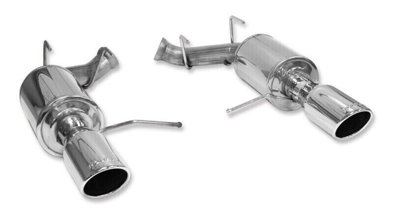 Roush 421145 Axle Back Exhaust Muffler with Round Tips For 11-14 Ford Mustang V6