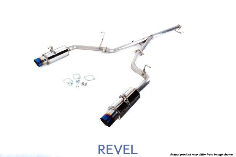Revel Medallion Touring-S Exhaust Dual Muffler Blue Tip For 90-99 Mitsubishi