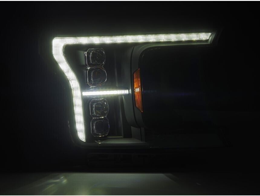 AlphaRex NOVA LED Proj Headlight Blk (14th Gen G2 Style) for 18-20 Ford F-150