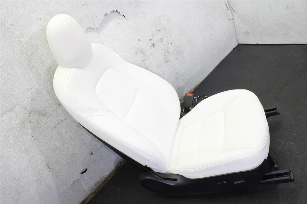 2020 Tesla Model 3 Passenger Front Right Marshmallow White Seat Assembly 17-20