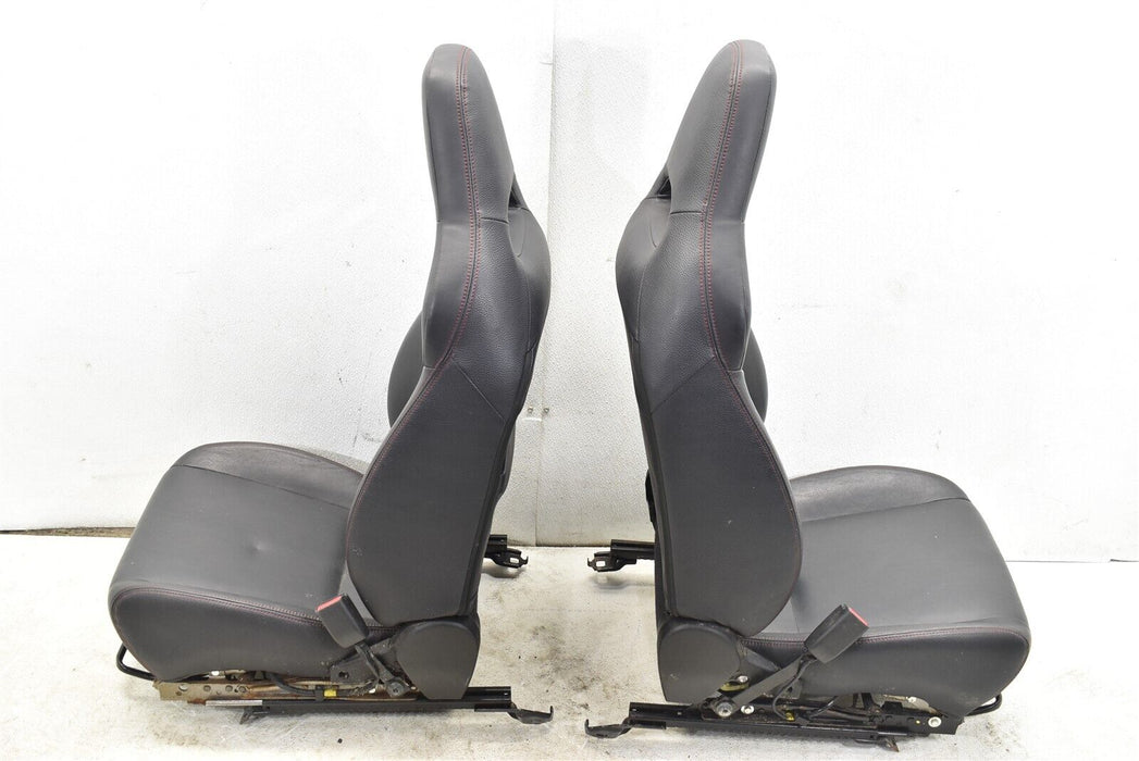 2008-2014 Subaru WRX STI Sedan Leather Full Seat Set Assembly OEM 08-14