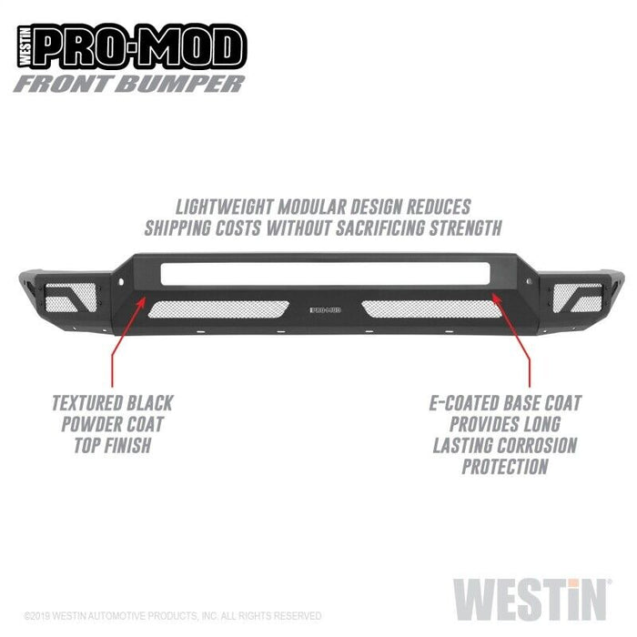 Westin Fits 2020 Chevrolet Silverado 2500/3500 Pro-Mod Front Bumper