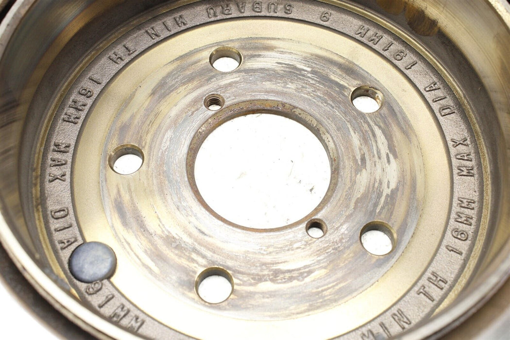 2022-2023 Subaru WRX Rear Brake Rotor 22-23