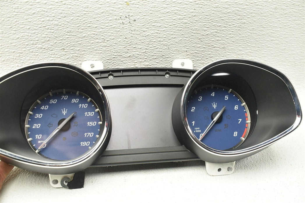 2016 Maserati Quattroporte S Q4 Instrument Cluster Speedometer 670034278 Gauge