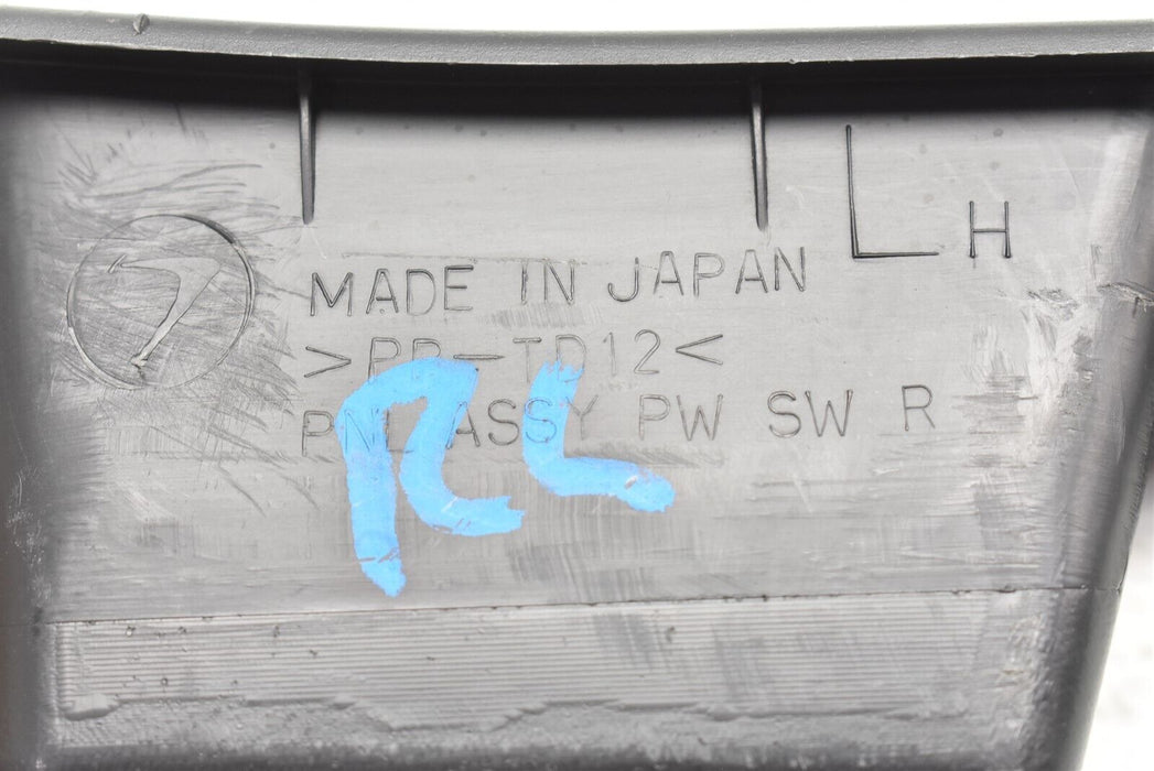 2005-2007 Subaru WRX STI Rear Left Window Switch Trim Panel Cover 05-07