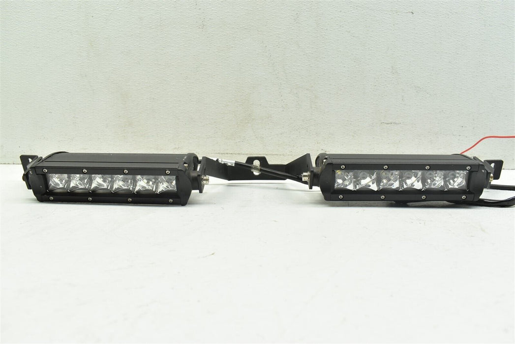 Duel 6"x1" 6 Row LED Fog Lights with Brack and Wiring MS12G0916