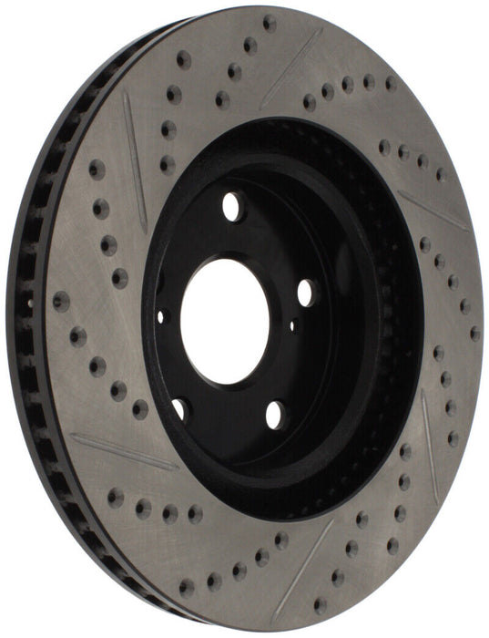 StopTech 127.44146L Sport Drilled & Slotted Front Left Disc Brake Rotor