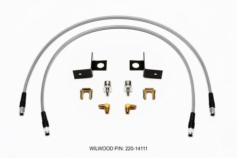 Wilwood 220-14111 30" Flexline Kit, Straight Outlet