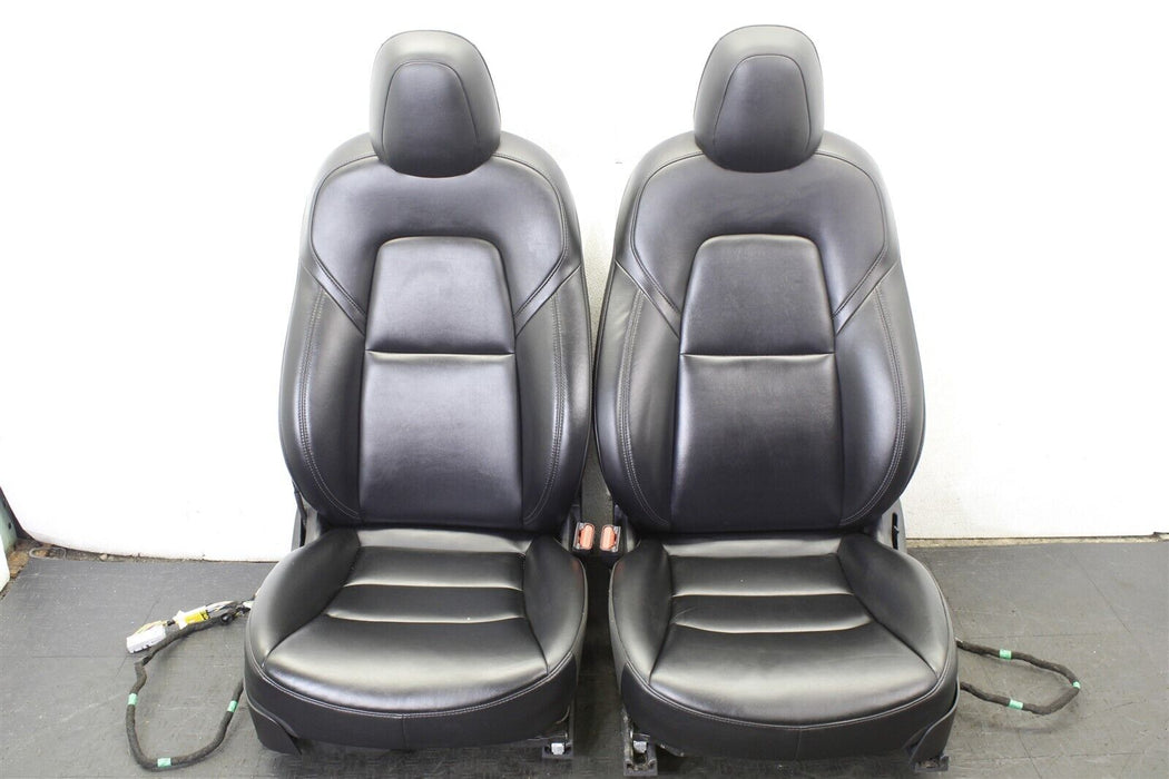 2021 Tesla Model 3 Black Seat Set Front And Rear Factory OEM 17-21