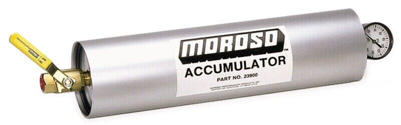 Moroso 23900 Aluminum Oil Reserve Accumulator 3qt Capacity w/ Internal Piston