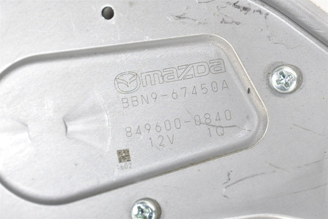 2010-2013 Mazdaspeed3 Windshield Wiper Motor Rear OEM Speed 3 MS3 10-13