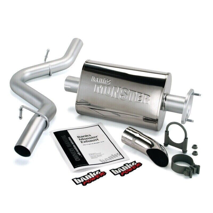 Banks Power 51311 Monster Exhaust System Fits 91-95 Wrangler (YJ)