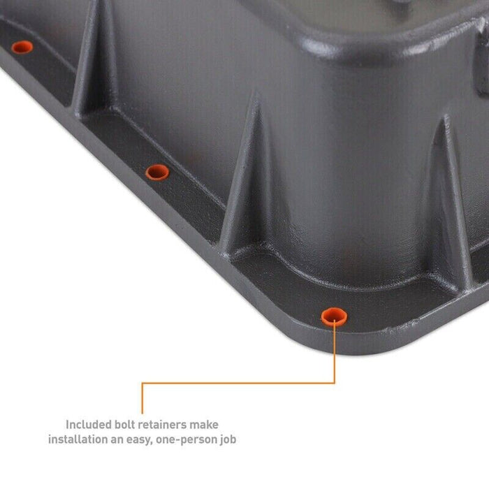 Mishimoto Aluminum Transmission Pan Gray For Chevrolet Silverado / GMC Sierra