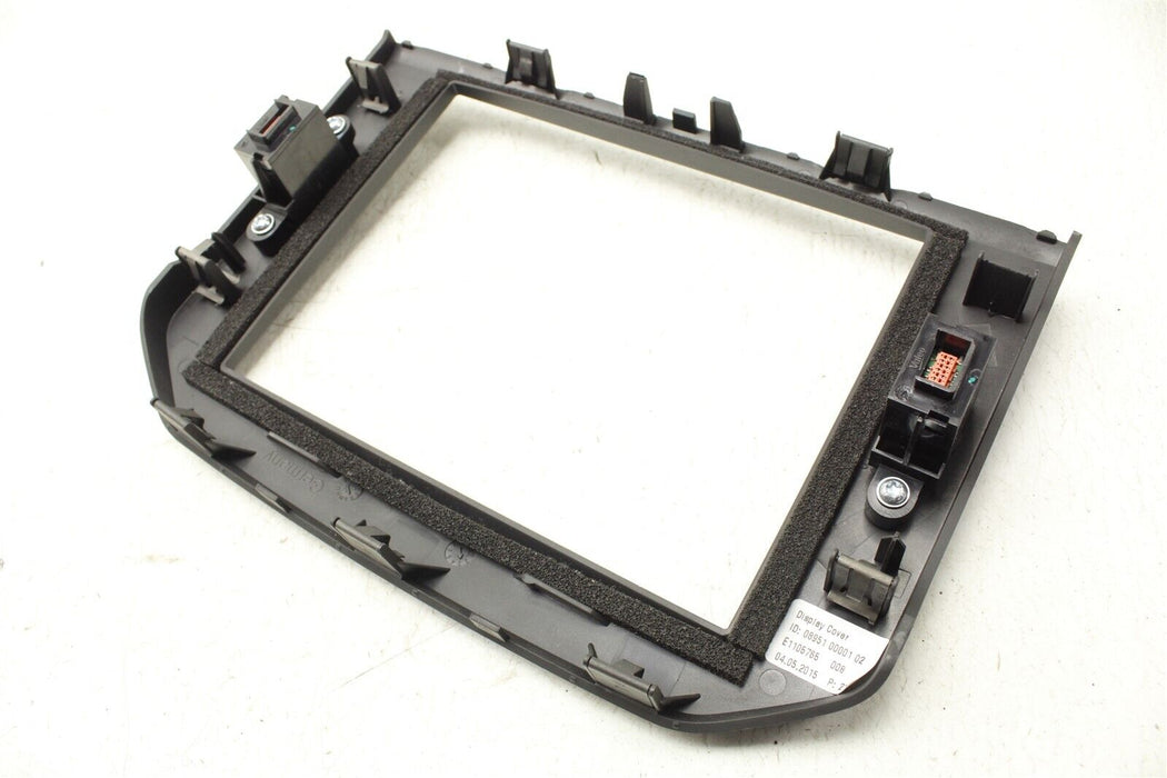 2015 Maserati Ghibli Stereo Radio Screen Bezel Surround Assembly OEM 14-17