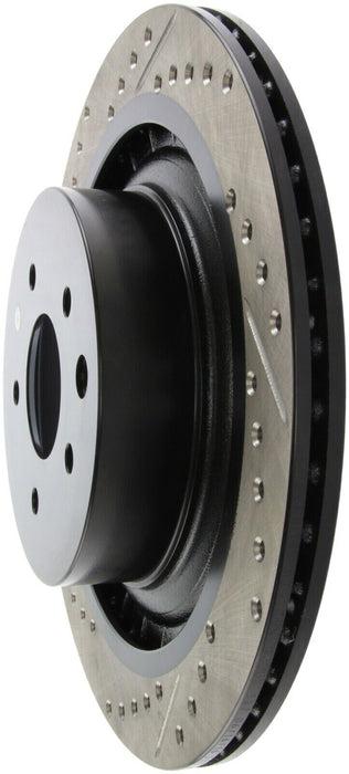 StopTech 127.42101R Sport Cross-Drilled And Slotted Disc Brake Rotor