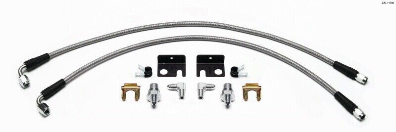 Wilwood 220-11790 Flexline Brake Line Kit Fits 2001-2012 Honda Fit