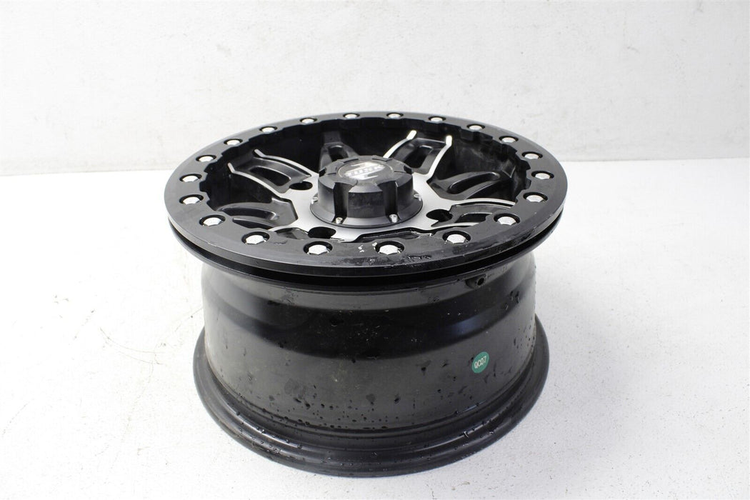 Tusk Wasatch Machined Black Beadlock 14x7 Offset 30 UTV ATV Wheel Rim Assembly