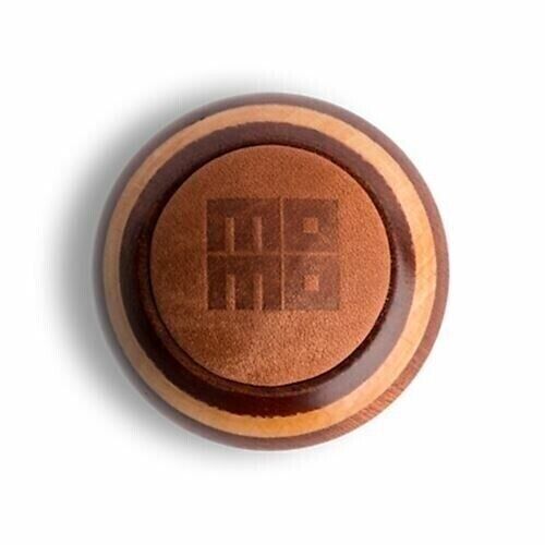 MOMO TARGA Heritage Wood Leather Shift Shifter Knob  Round Wood