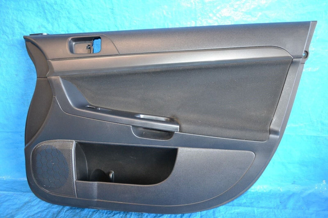 08-14 Mitsubishi Lancer Evolution X Front Passenger Right Door Panel 2008-2014