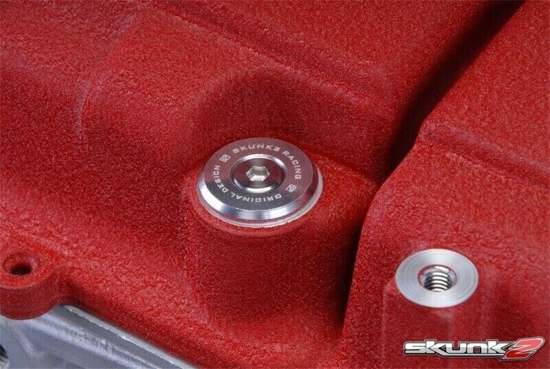 Skunk2 Low-Profile Valve Cover Hardware - B VTEC - Clear Flush-Mounted Stainless